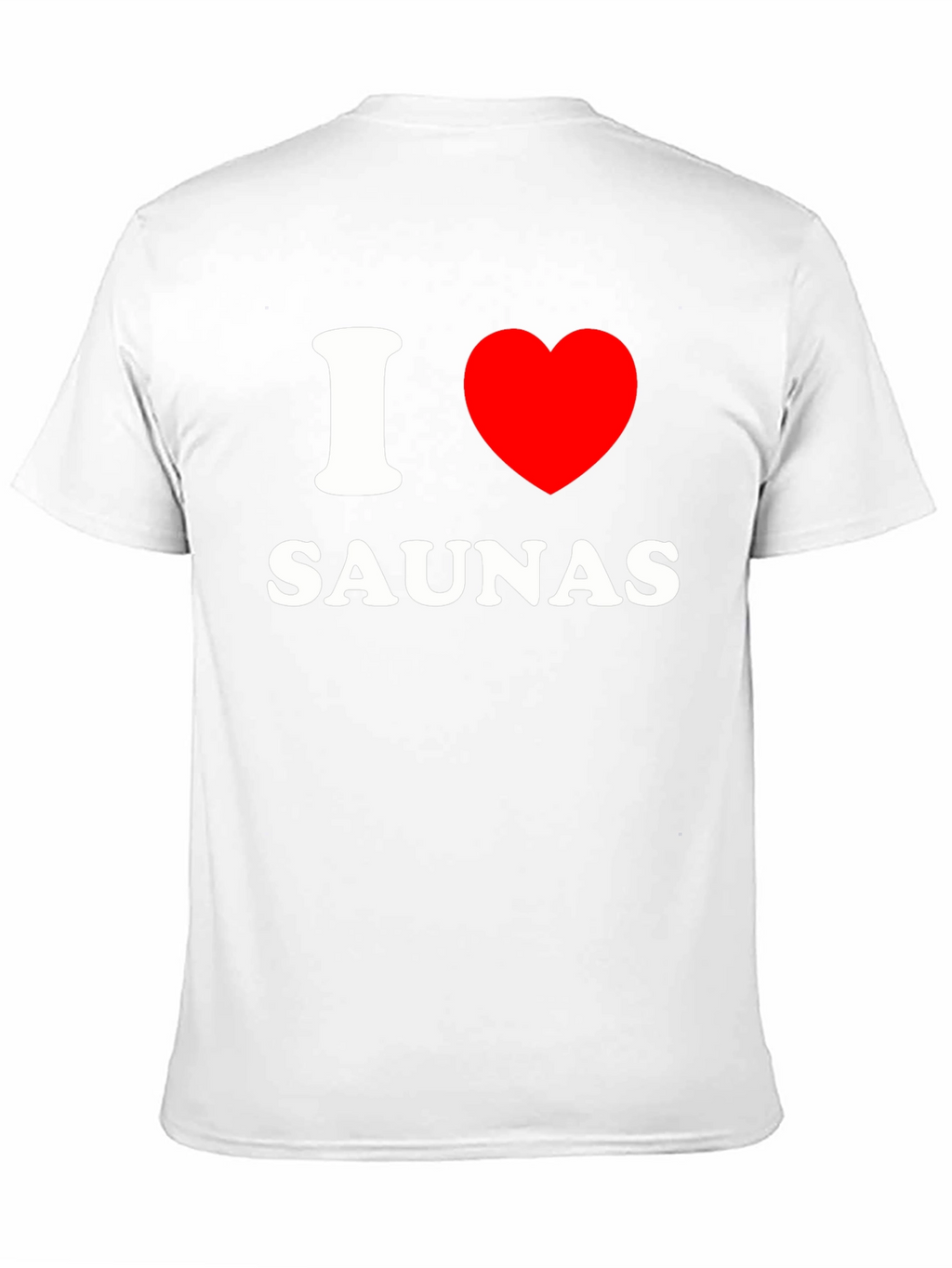 I Heart Saunas Black T-Shirt