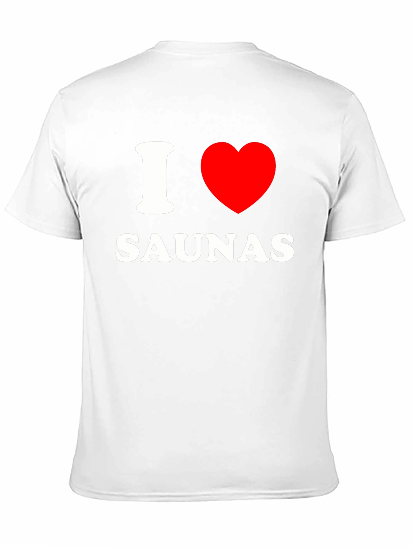 I Heart Saunas Black T-Shirt