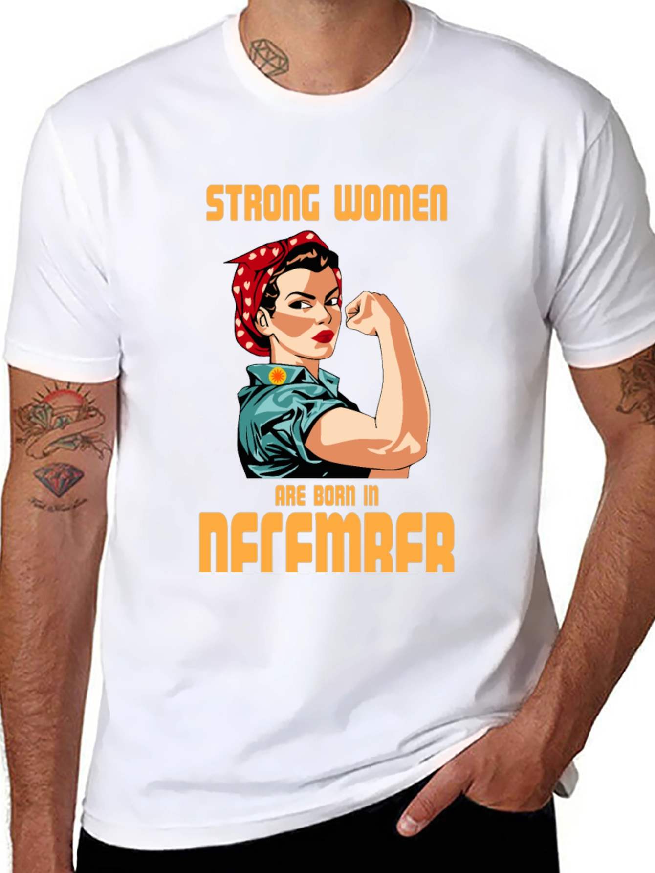 Strong Women Born in December Graphic T-Shirt