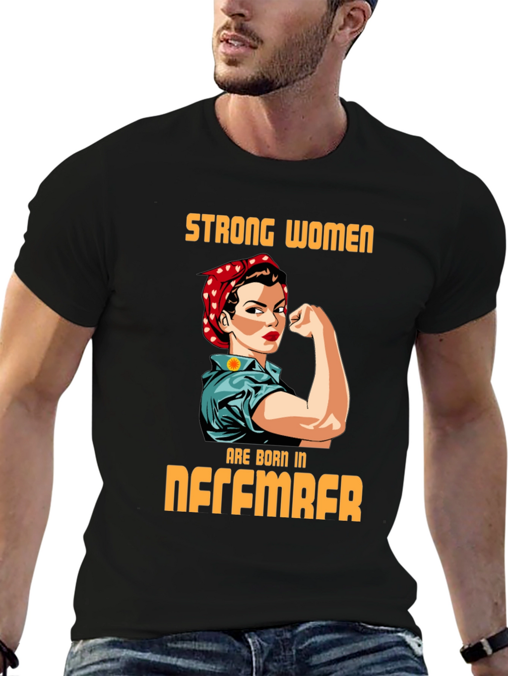 Strong Women Born in December Graphic T-Shirt