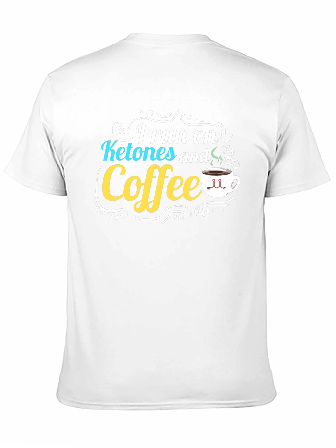 Ketones & Coffee Graphic T-Shirt - Black