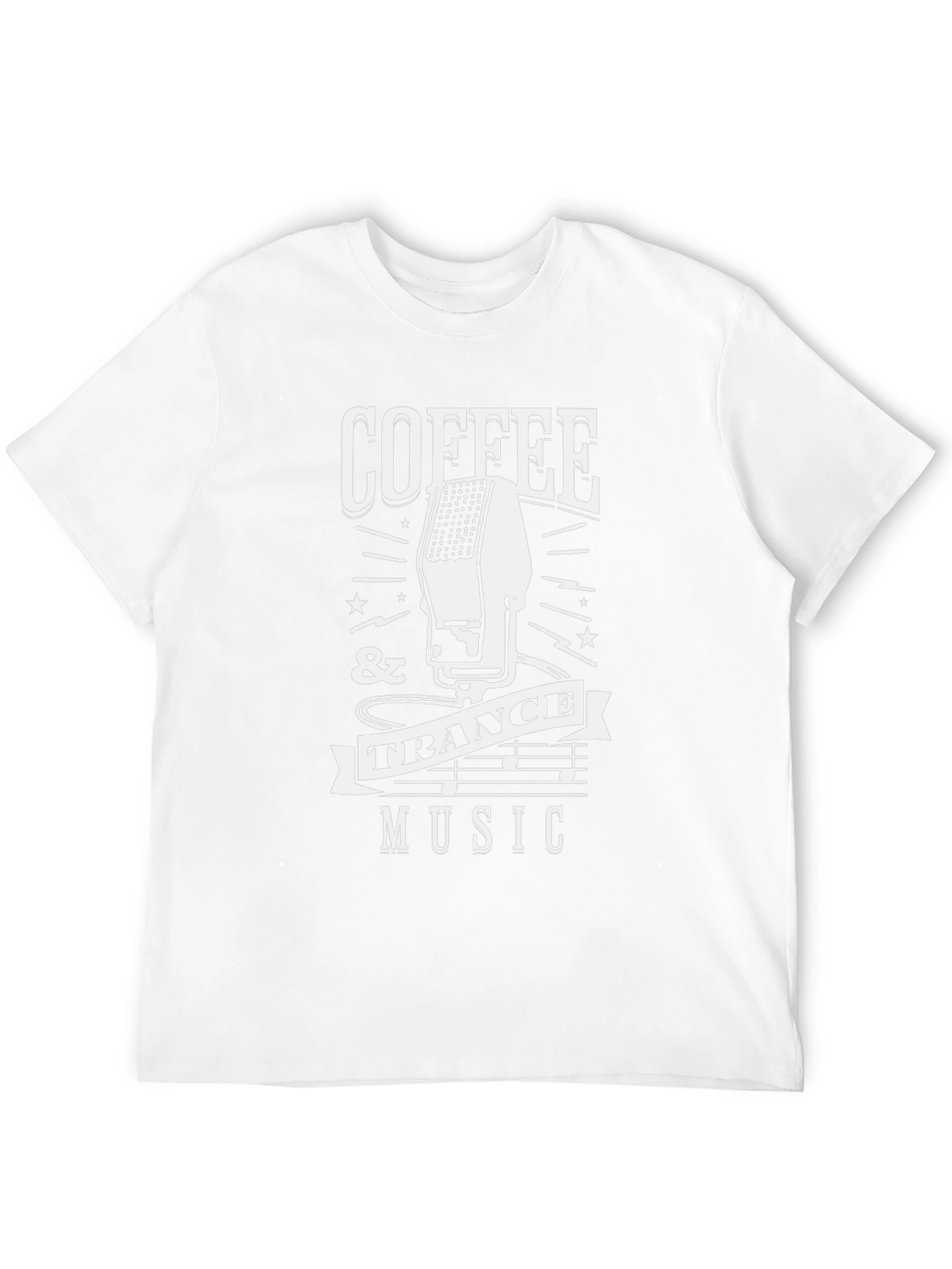 Coffee & Trance Music Graphic T-Shirt
