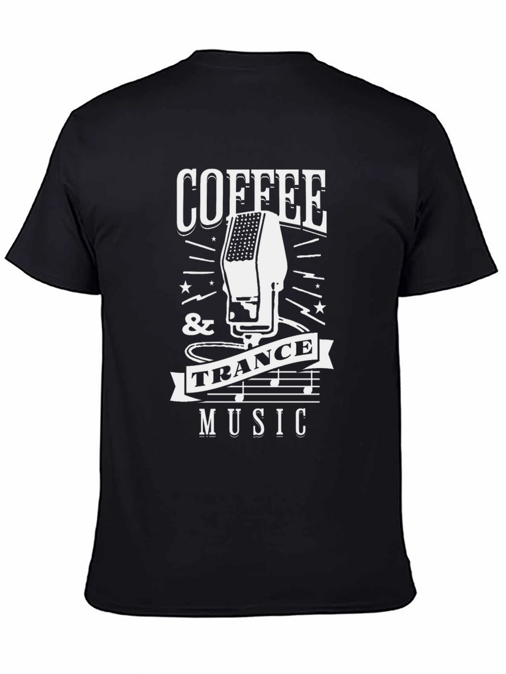 Coffee & Trance Music Graphic T-Shirt