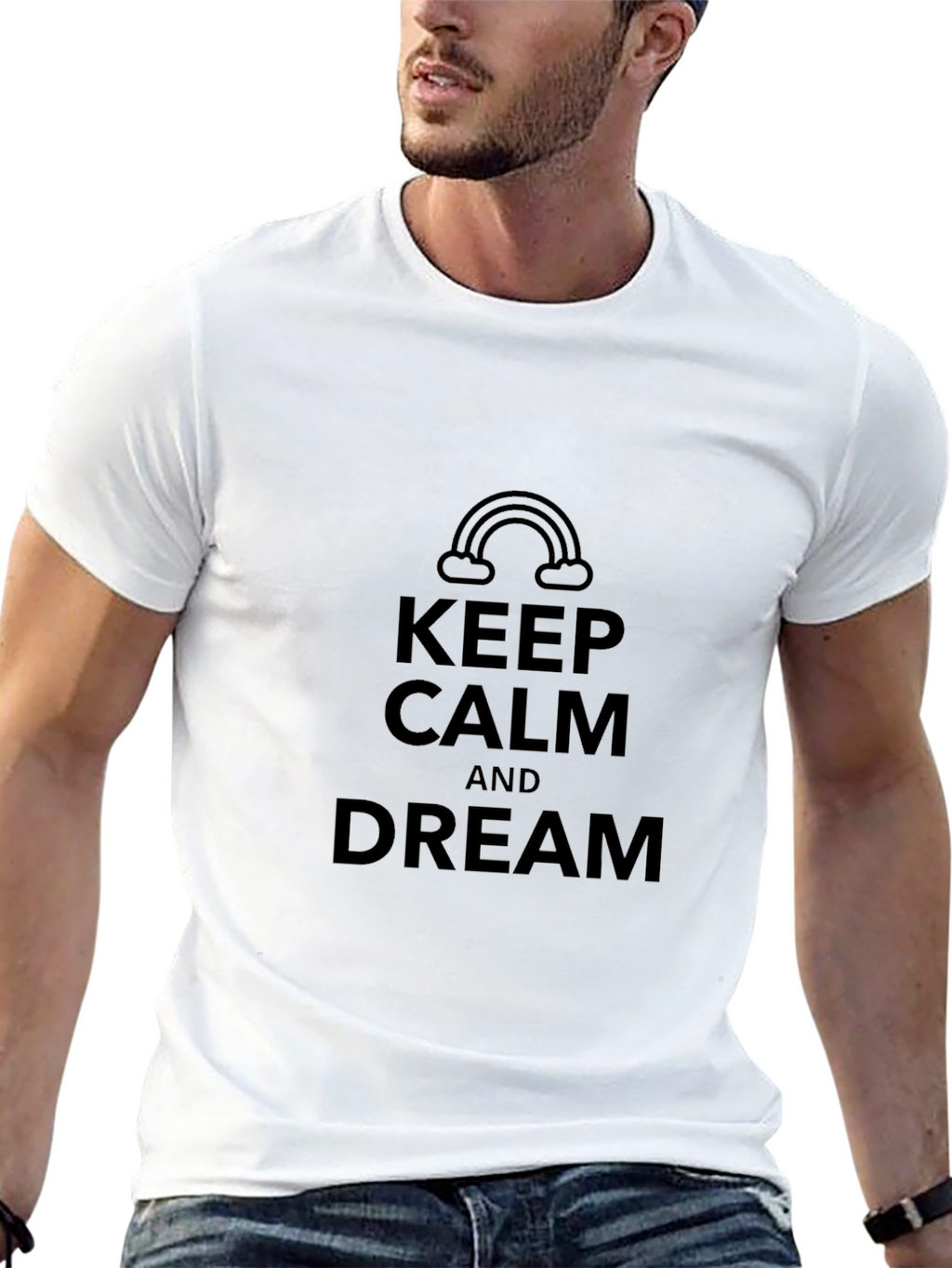 Keep Calm & Dream T-Shirt - Stylish Comfort
