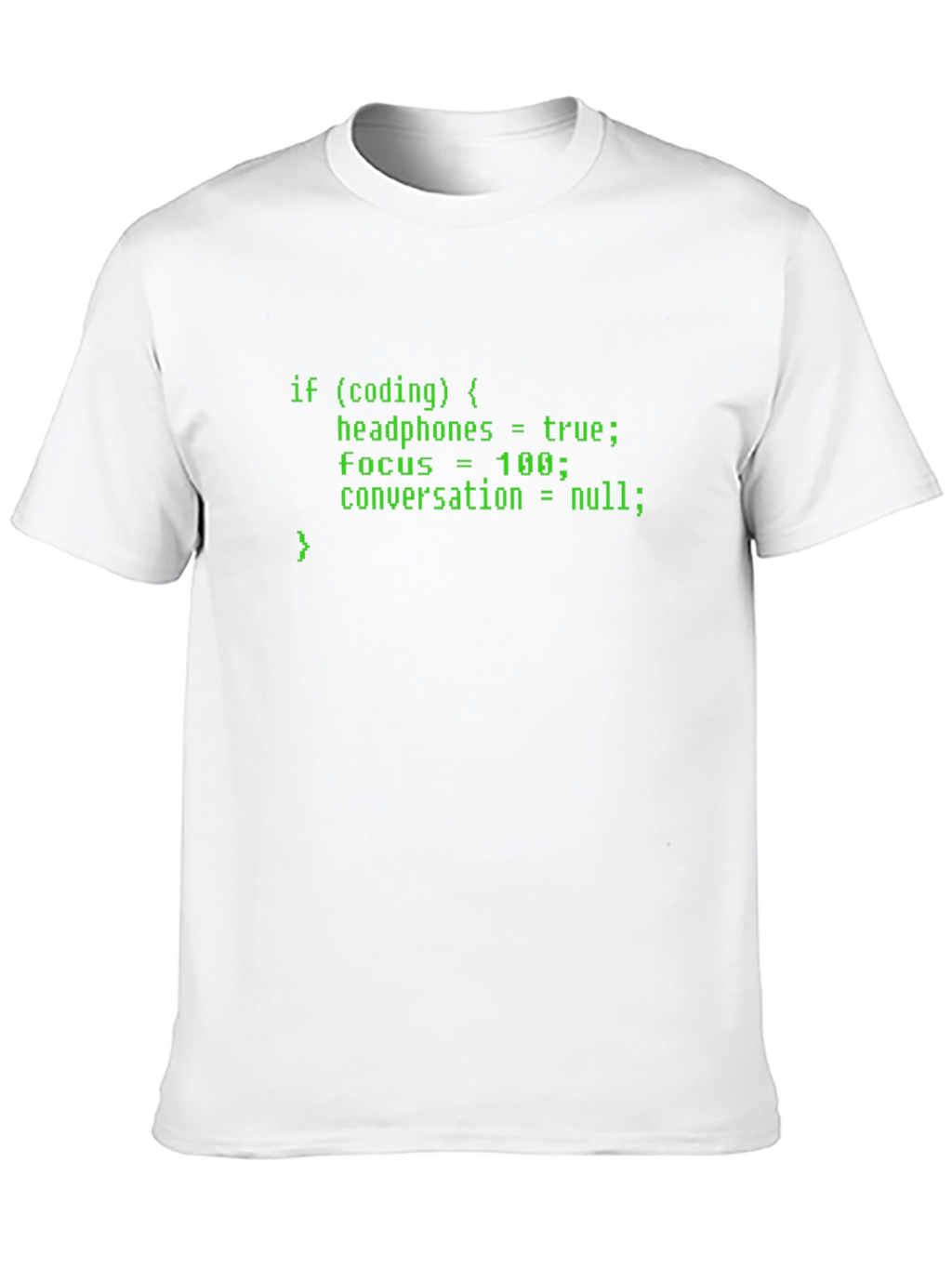 Coders Humor T-Shirt: If (coding)
