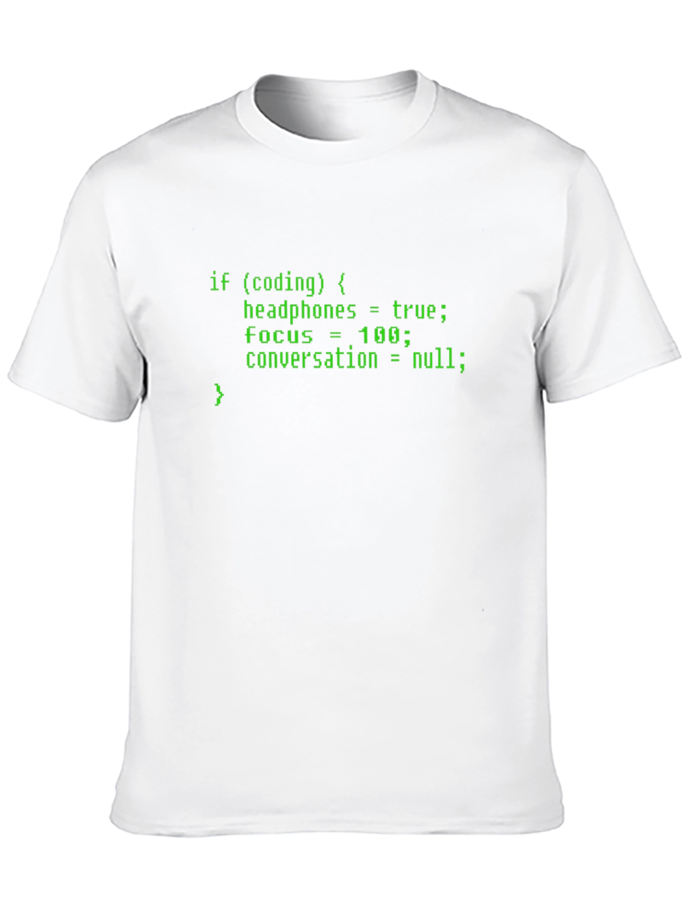 Coders Humor T-Shirt: If (coding)