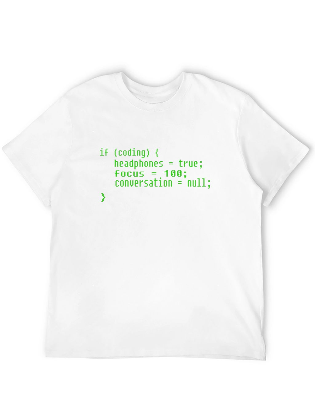 Coders Humor T-Shirt: If (coding)