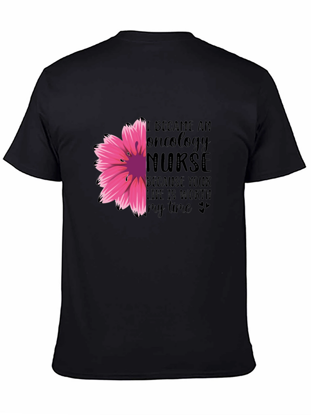 Oncology Nurse Floral T-Shirt