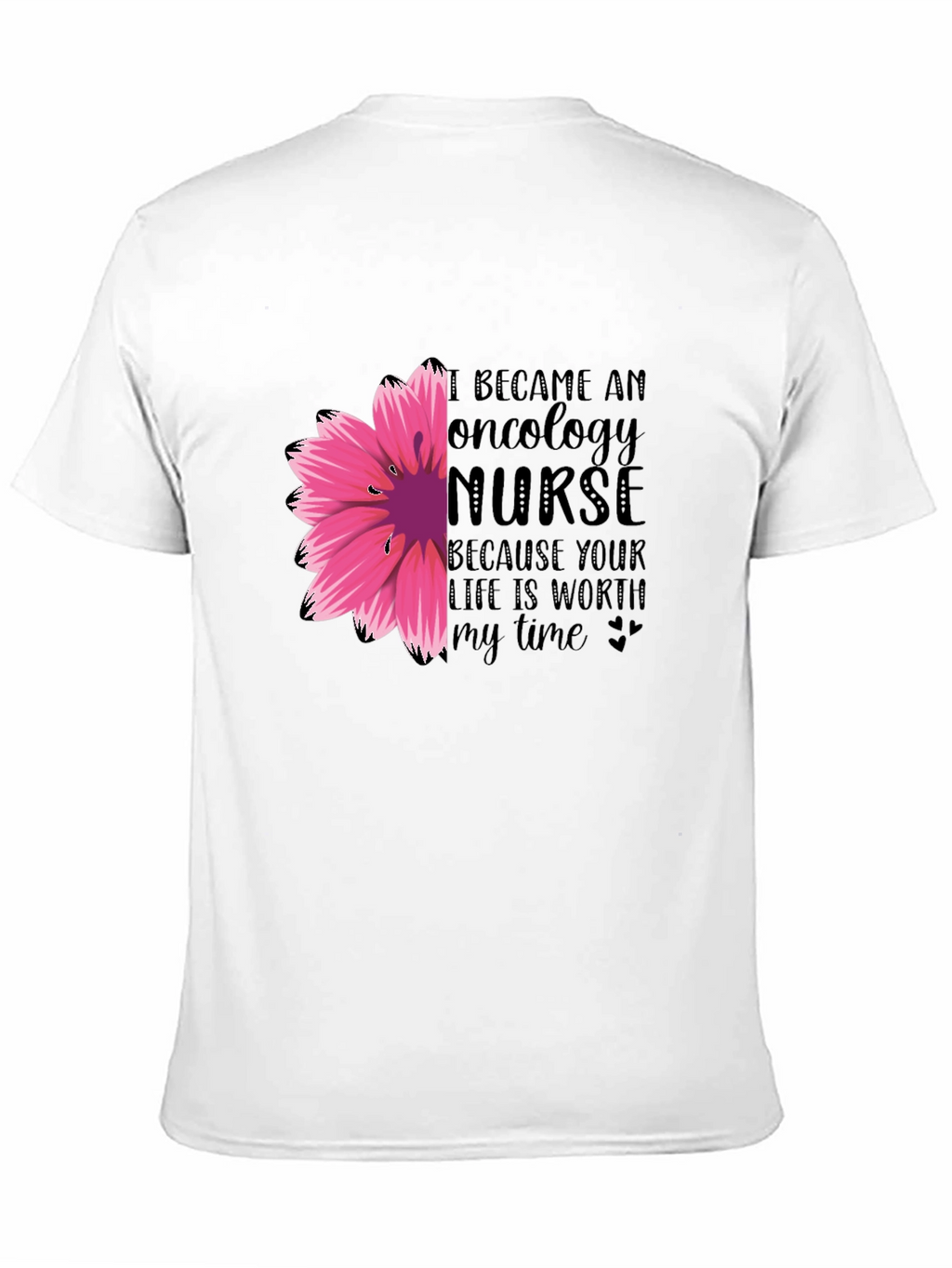 Oncology Nurse Floral T-Shirt