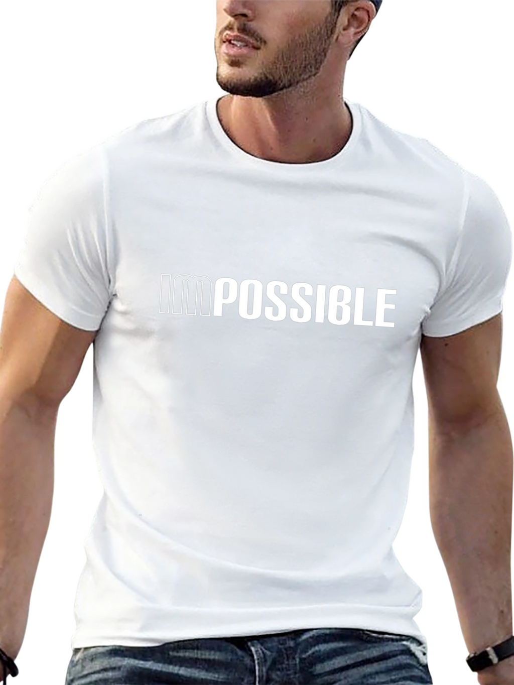 Impossible T-Shirt - Motivational Graphic Tee