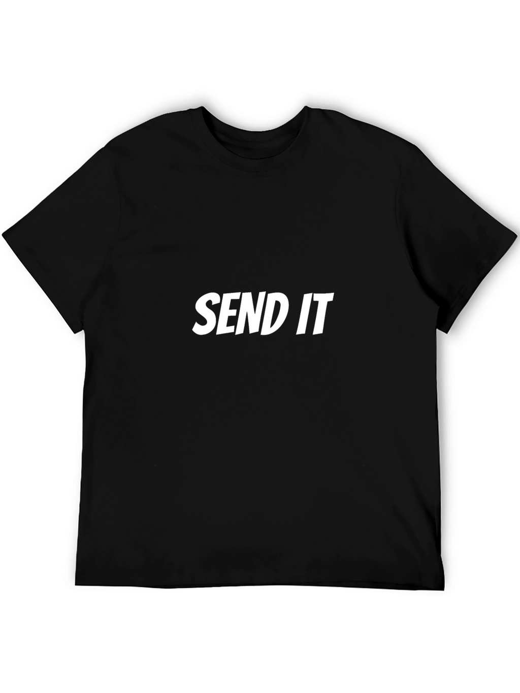 Send It Graphic Tee - Stylish Black Cotton T-Shirt