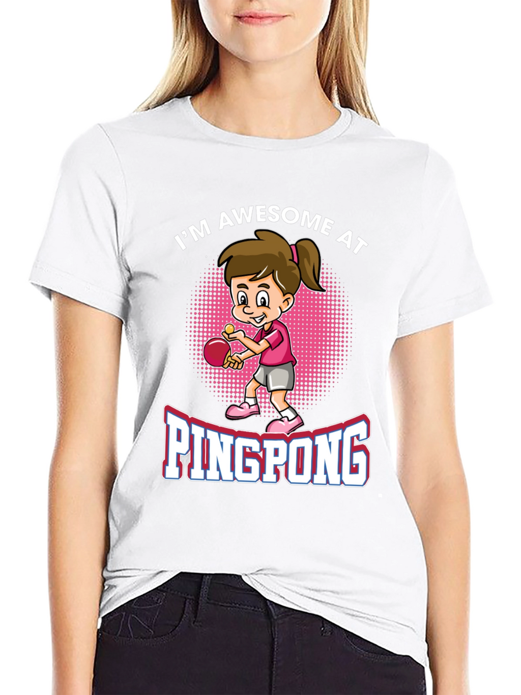 Awesome Ping Pong Girls T-Shirt