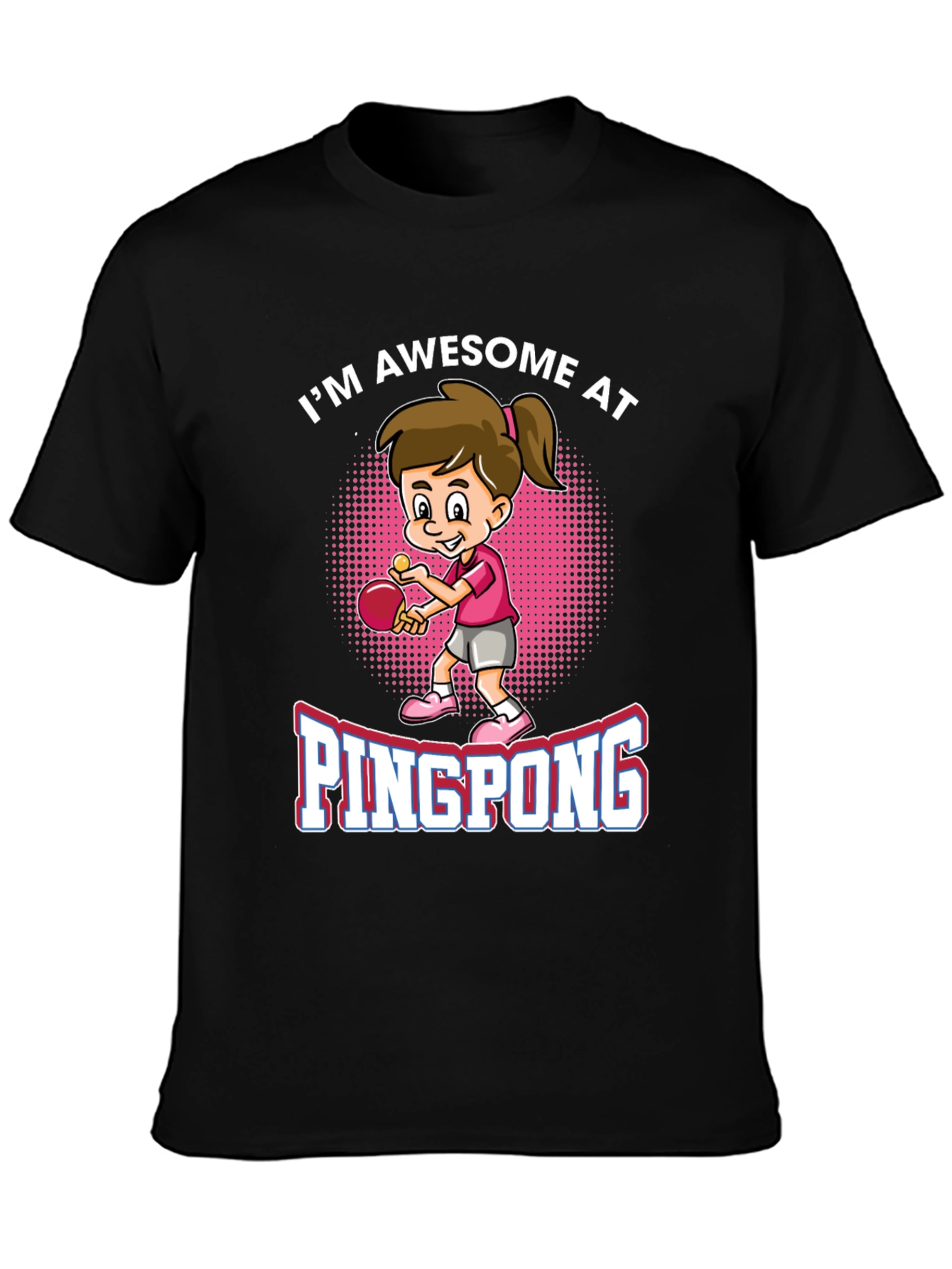 Awesome Ping Pong Girls T-Shirt