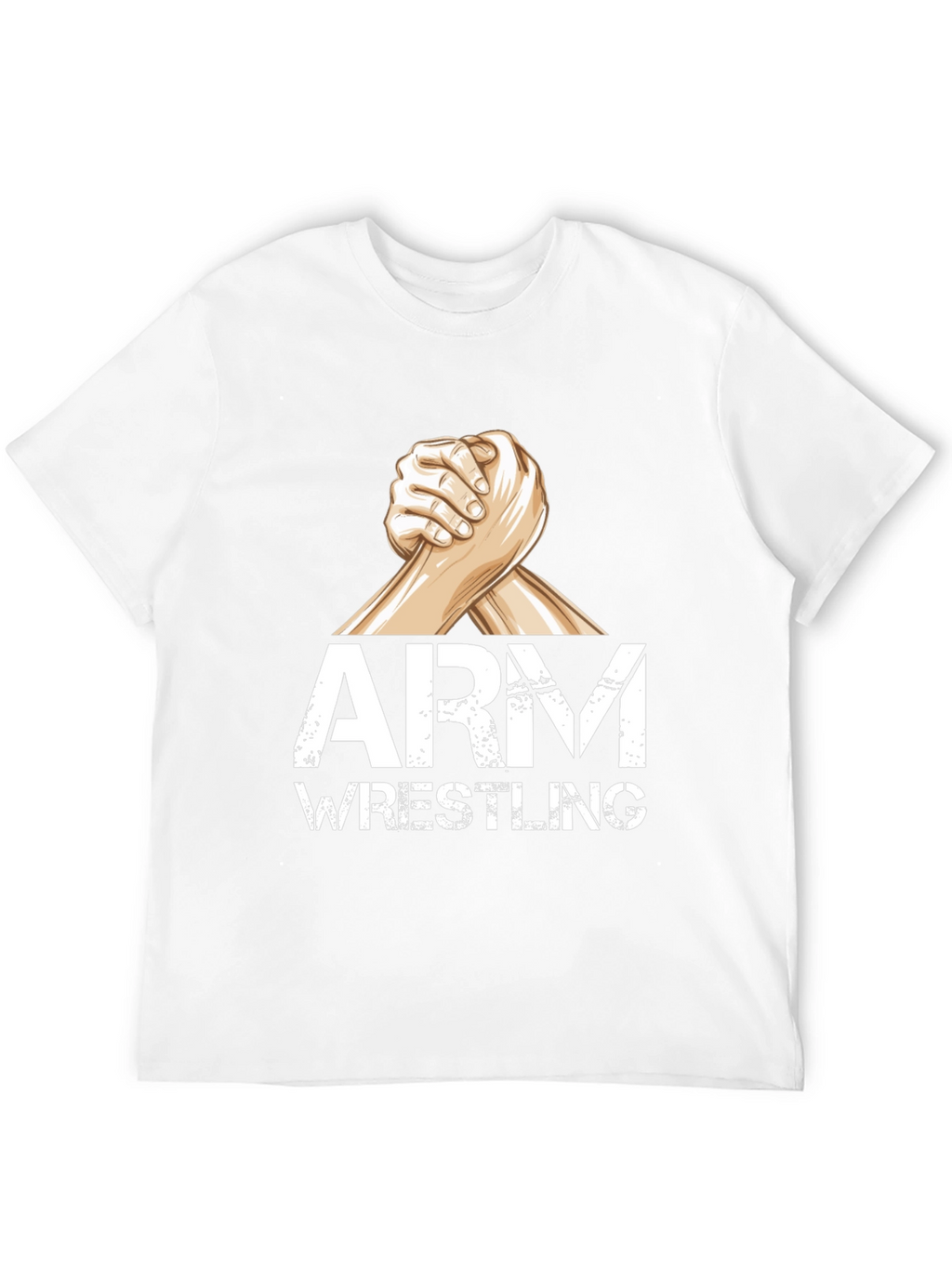 Arm Wrestling Graphic T-Shirt - Black