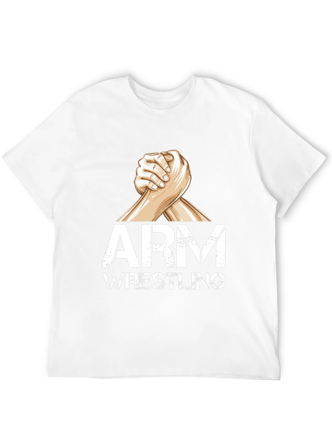Arm Wrestling Graphic T-Shirt - Black