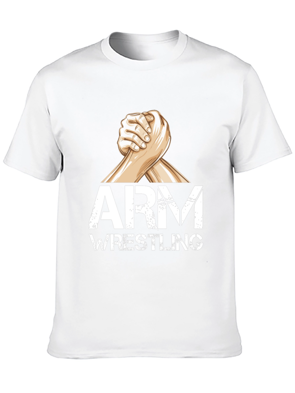 Arm Wrestling Graphic T-Shirt - Black