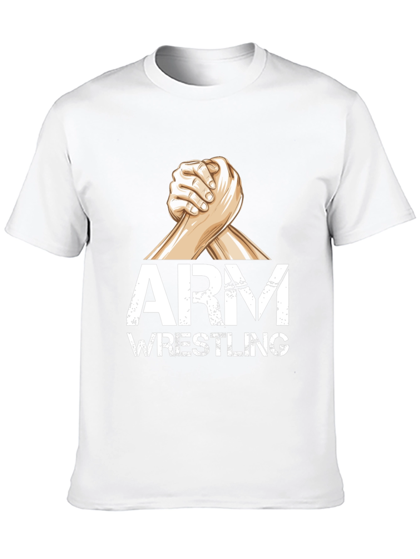 Arm Wrestling Graphic T-Shirt - Black
