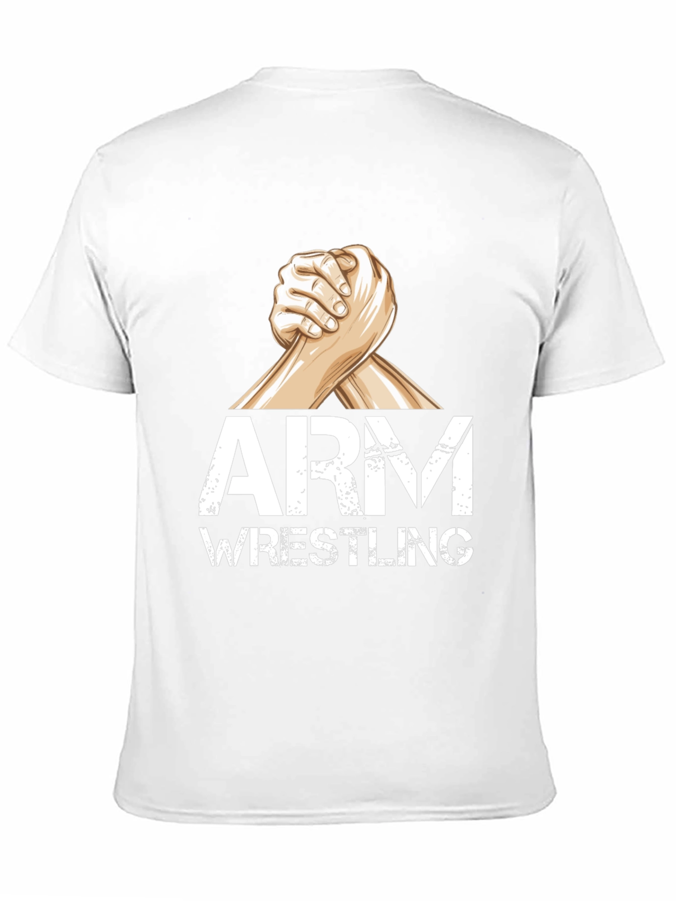 Arm Wrestling Graphic T-Shirt - Black