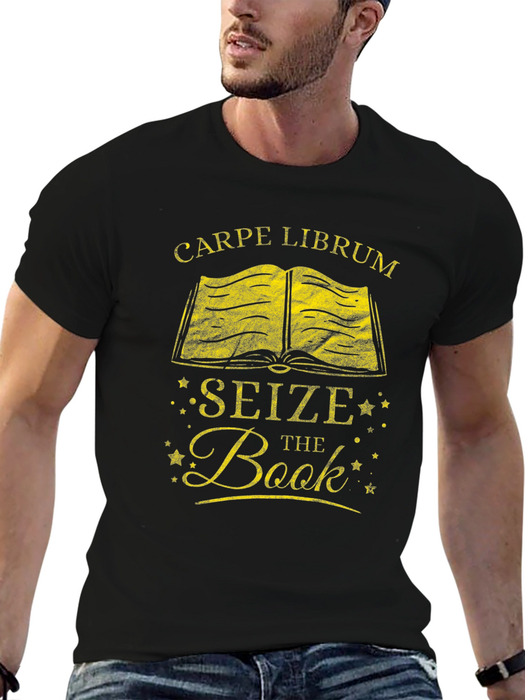 Carpe Librum T-Shirt - Seize The Book Graphic Tee