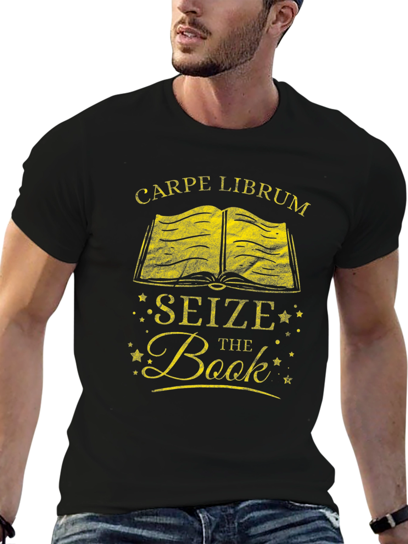 Carpe Librum T-Shirt - Seize The Book Graphic Tee