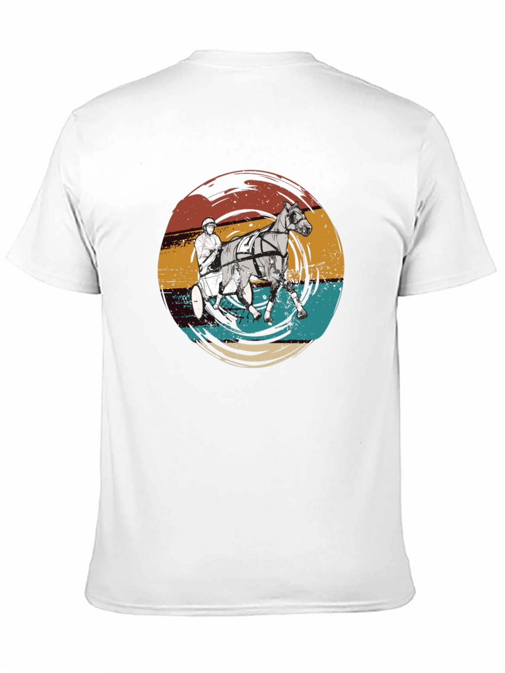 Retro Horse Racing Graphic T-Shirt