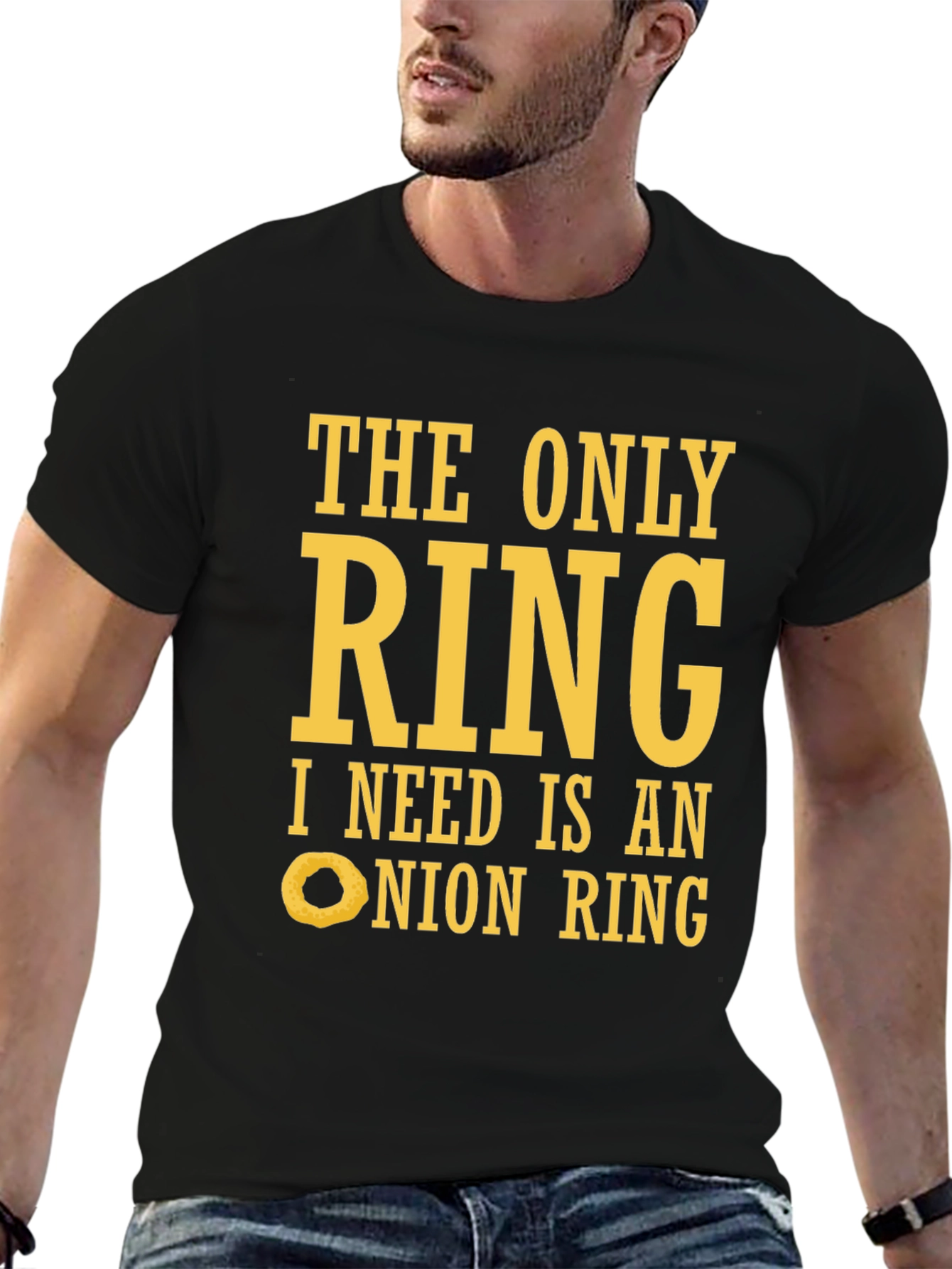 Funny Onion Ring T-Shirt - Foodie Apparel