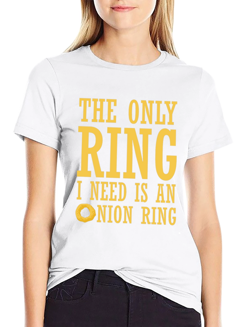Funny Onion Ring T-Shirt - Foodie Apparel