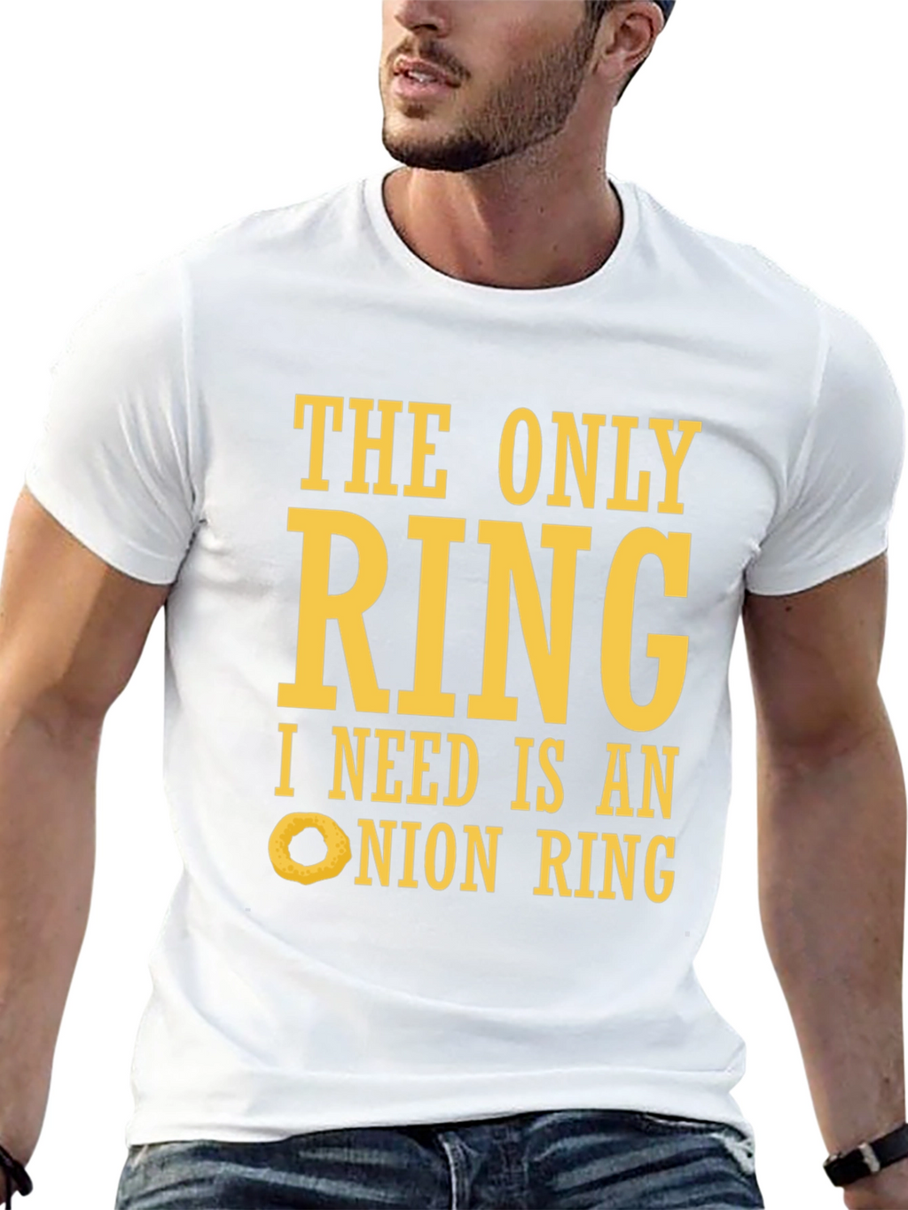 Funny Onion Ring T-Shirt - Foodie Apparel