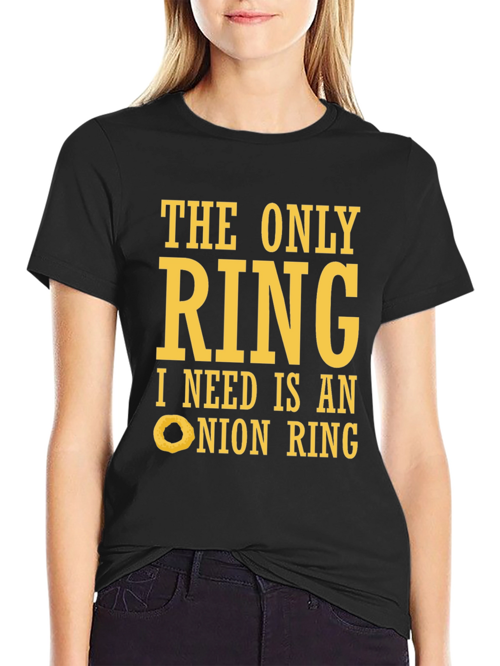 Funny Onion Ring T-Shirt - Foodie Apparel