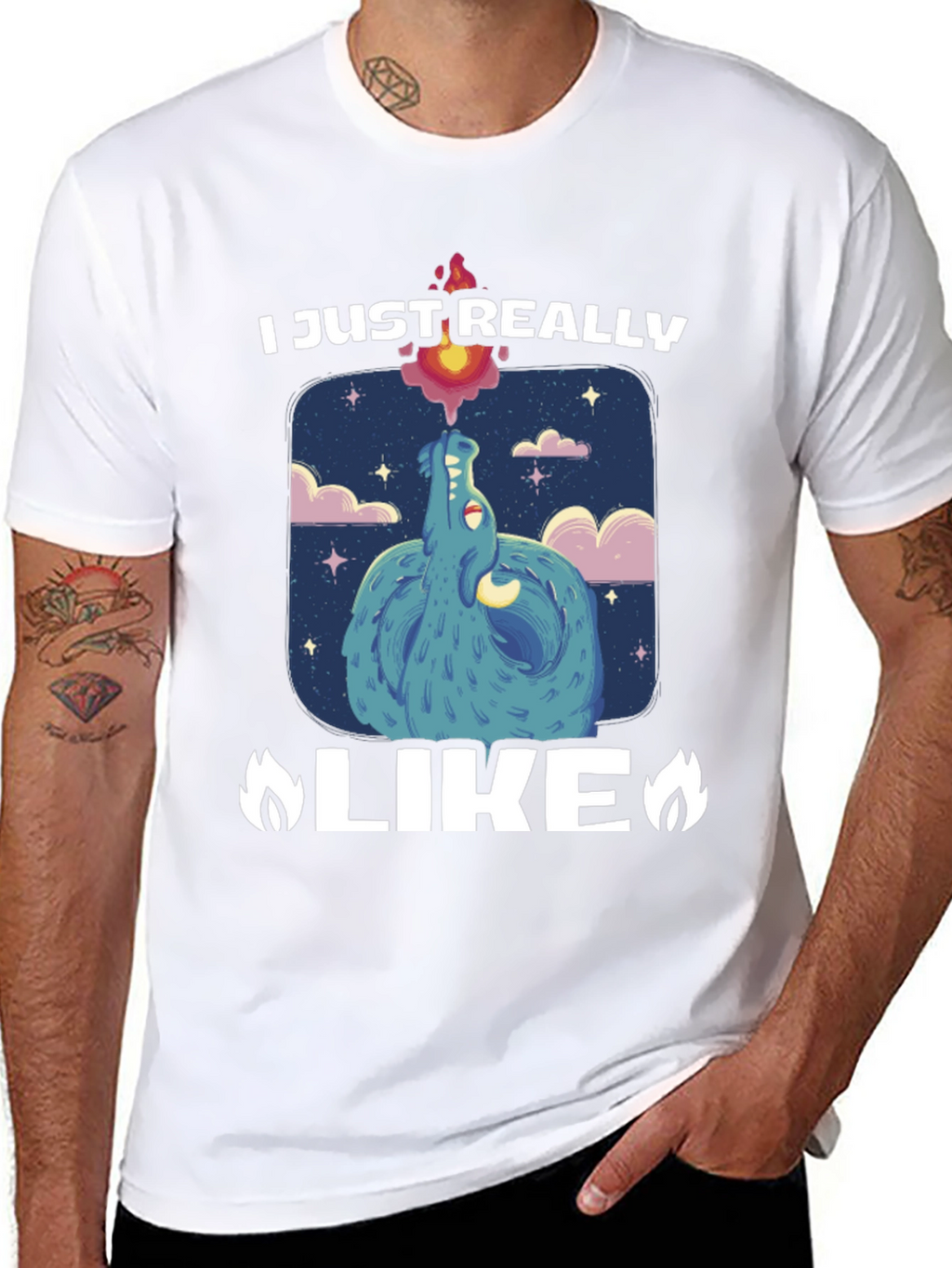 I Just Really Like Dragons T-Shirt
