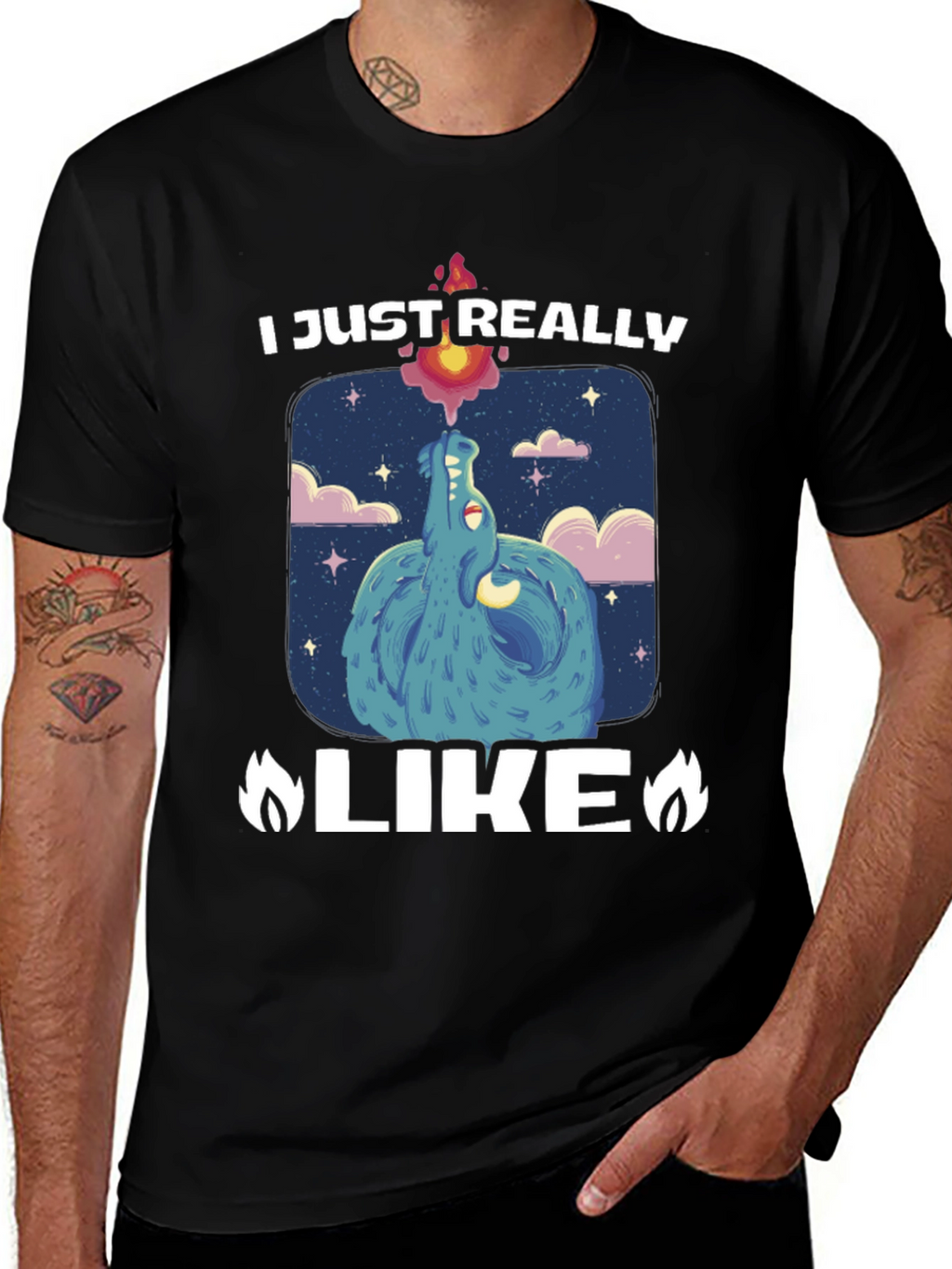 I Just Really Like Dragons T-Shirt