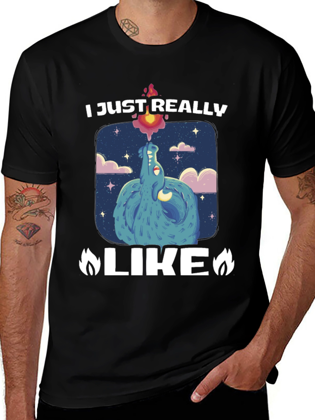 I Just Really Like Dragons T-Shirt