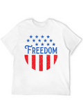 Freedom Graphic Tee - Patriotic USA Shirt