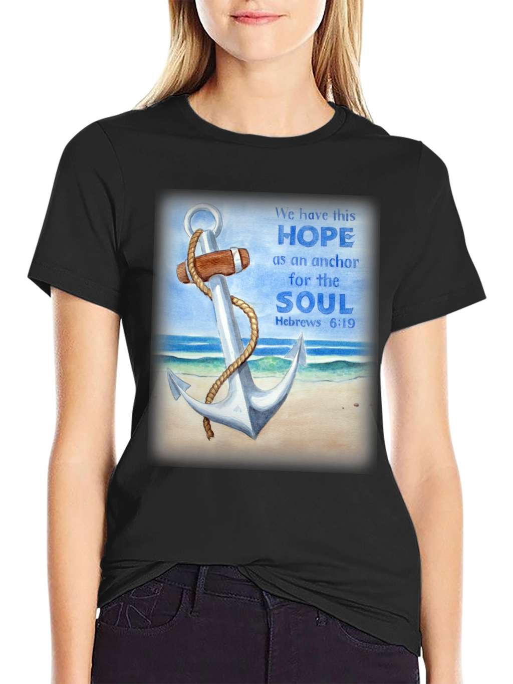 Hope Anchor Christian T-Shirt