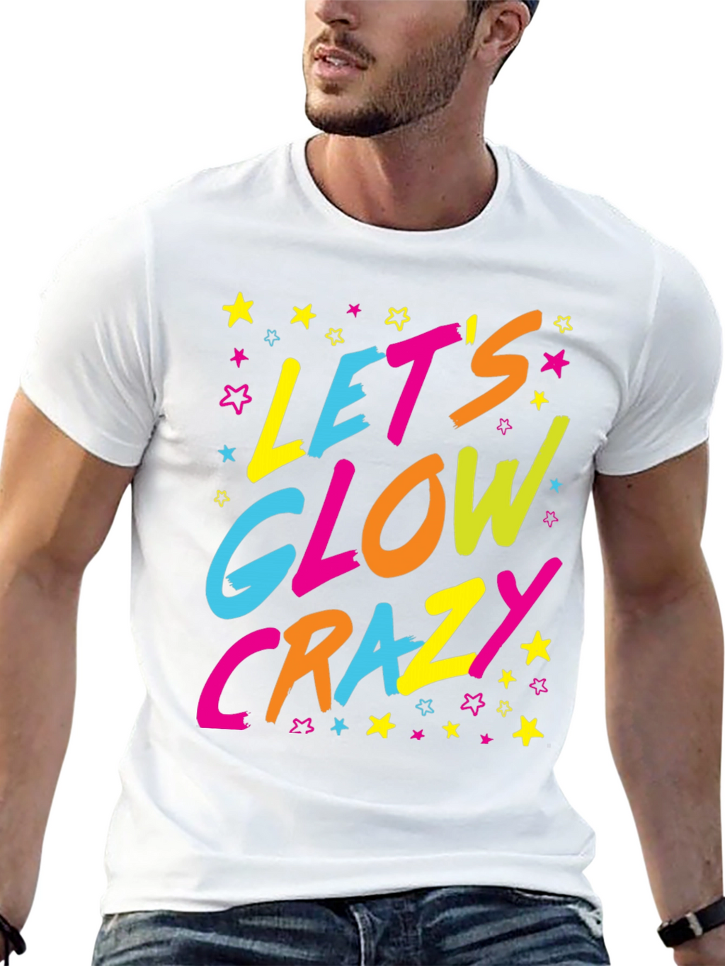 Lets Glow Crazy Graphic Tee