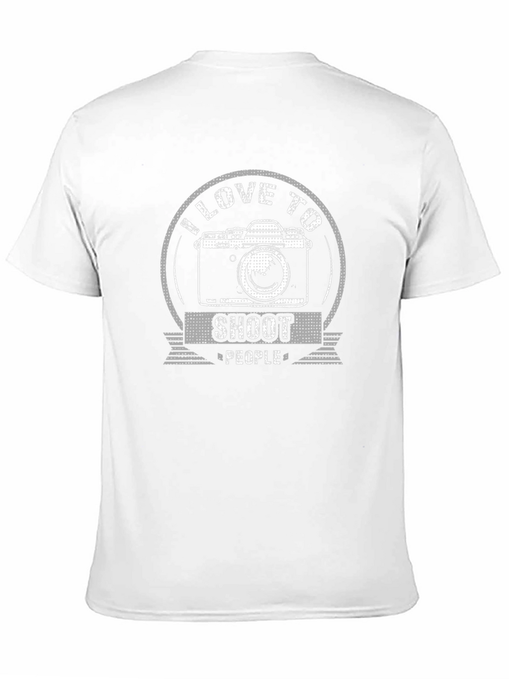 I Love to Shoot People Camera Graphic T-Shirt
