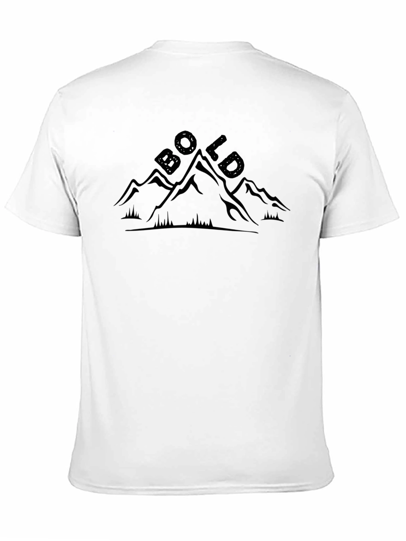 Bold Mountain Graphic Tee - Black