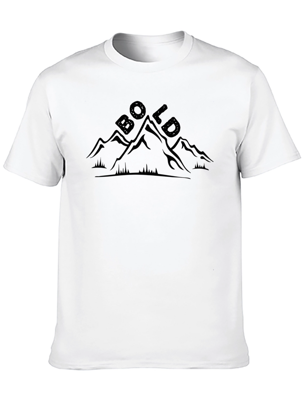 Bold Mountain Graphic Tee - Black
