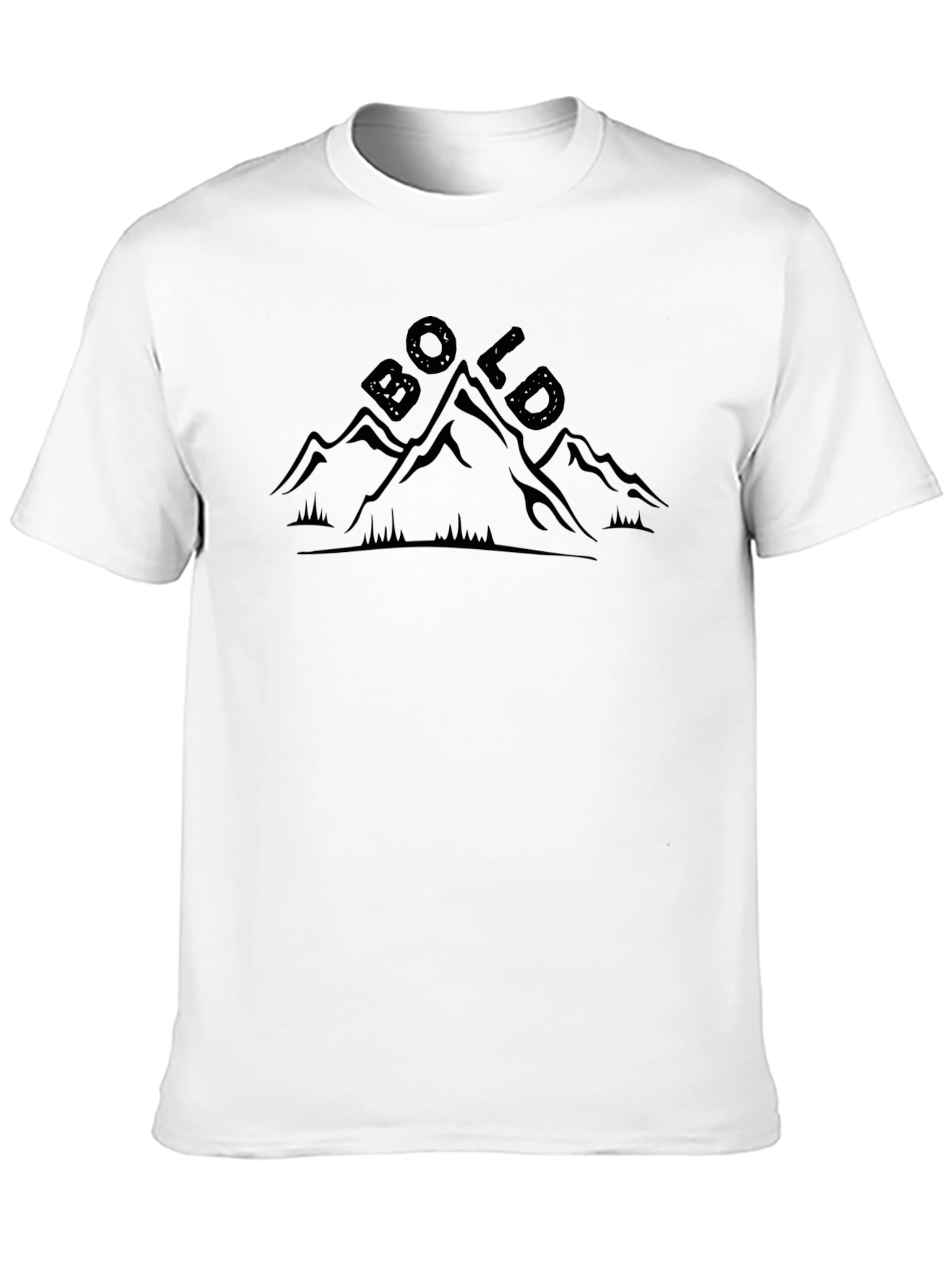 Bold Mountain Graphic Tee - Black