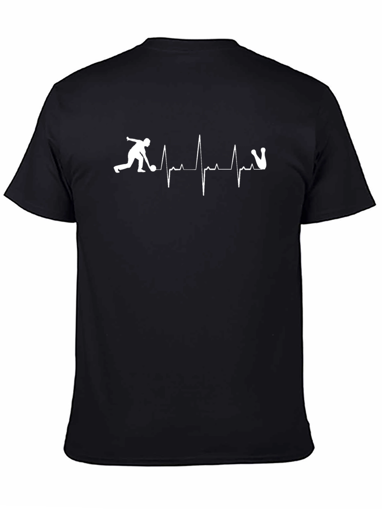 Bowling Heartbeat T-Shirt - Strike a Style!