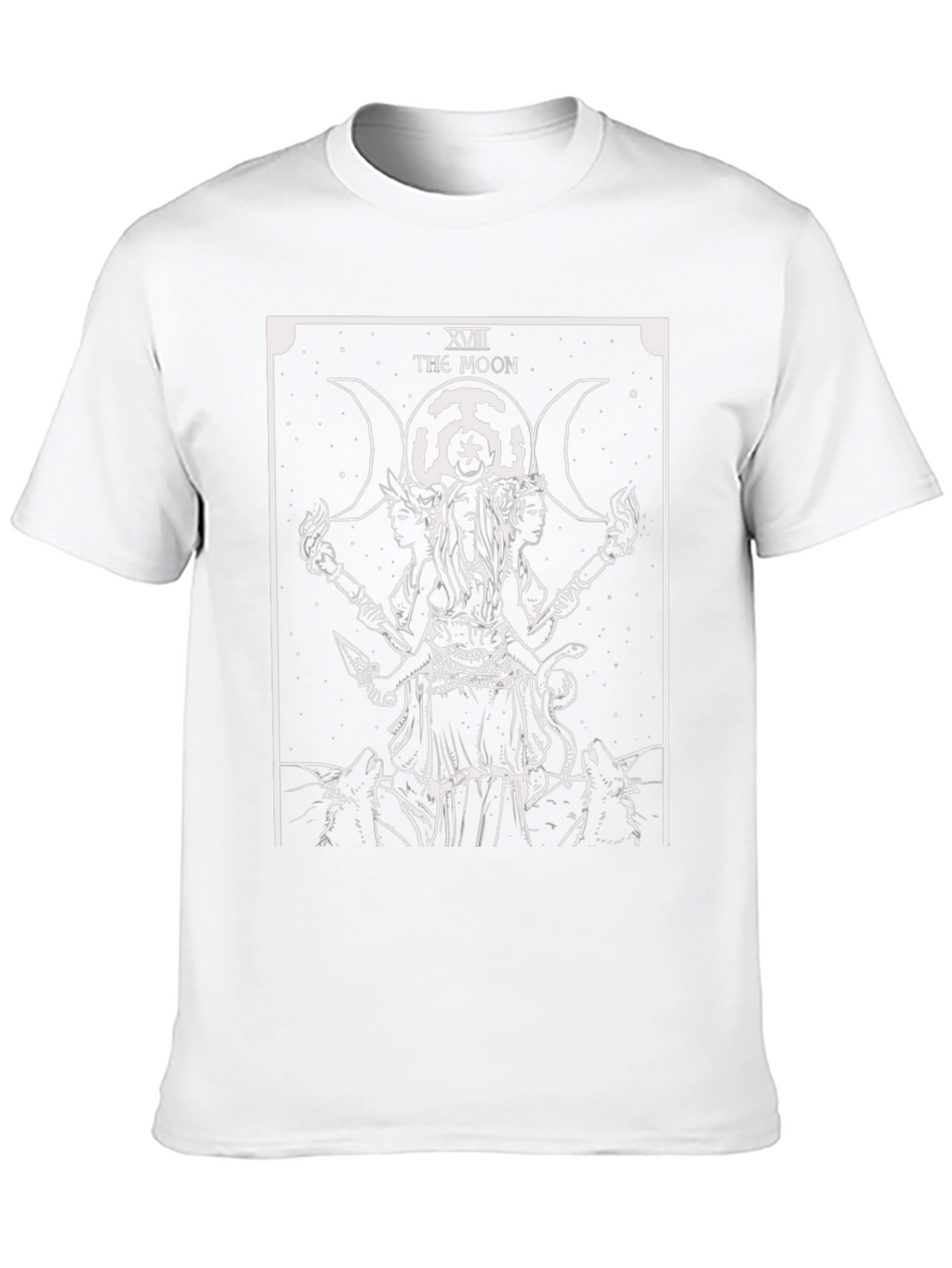 The Moon Tarot Card Graphic Tee
