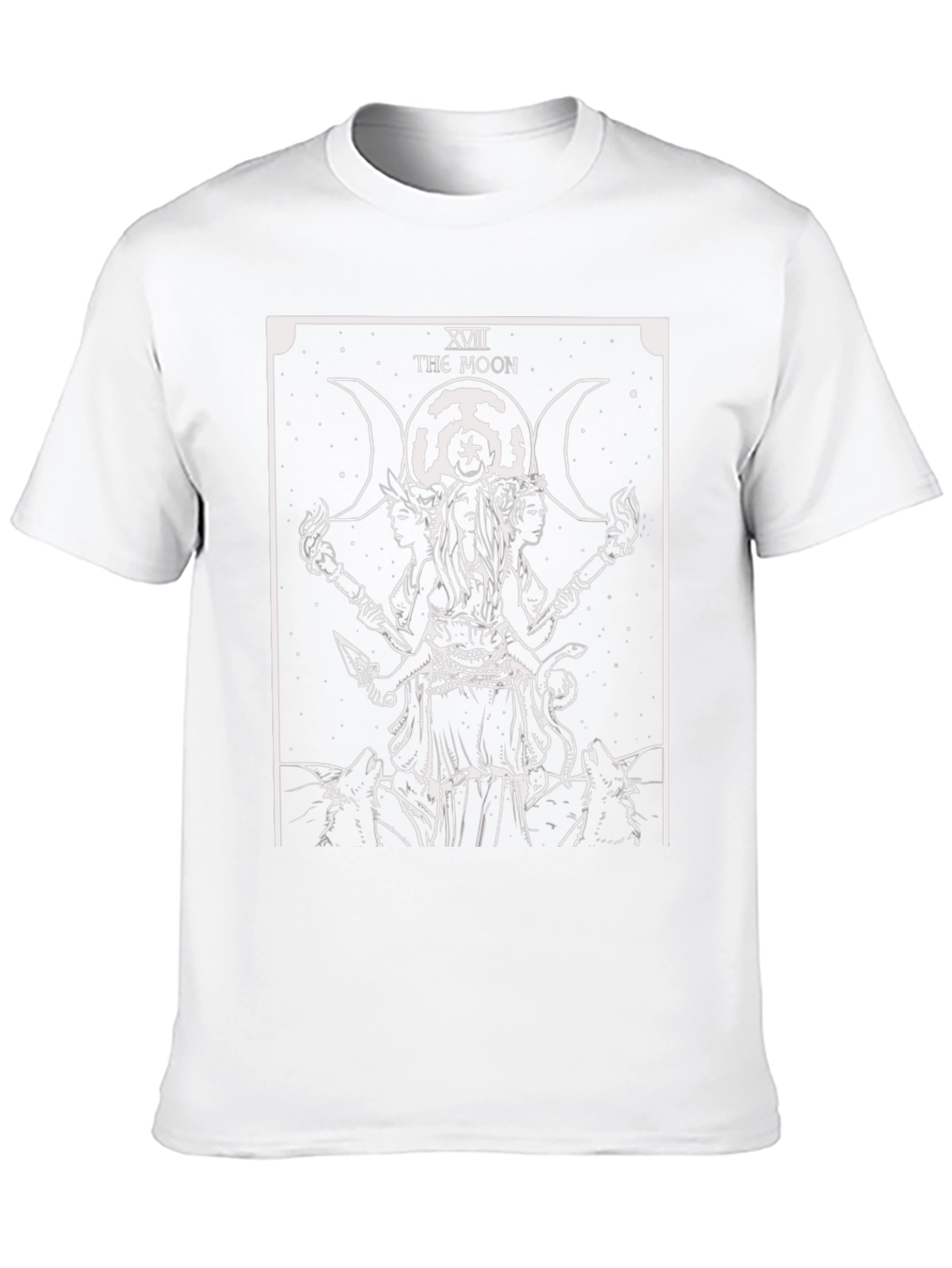The Moon Tarot Card Graphic Tee