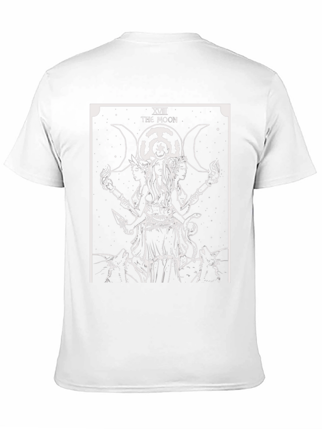 The Moon Tarot Card Graphic Tee