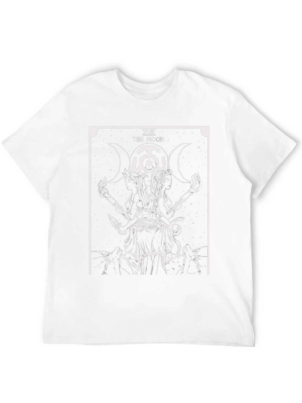 The Moon Tarot Card Graphic Tee