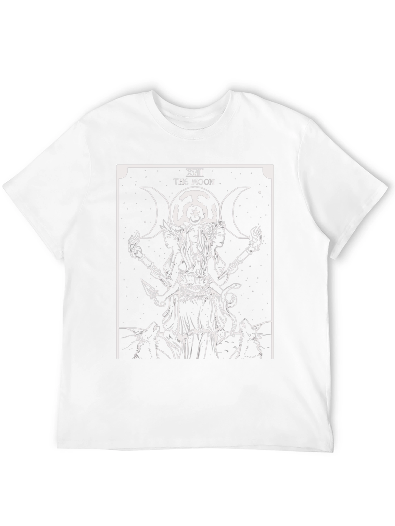 The Moon Tarot Card Graphic Tee