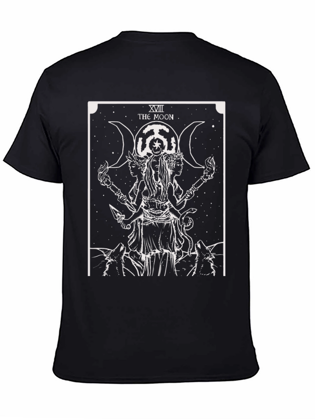 The Moon Tarot Card Graphic Tee