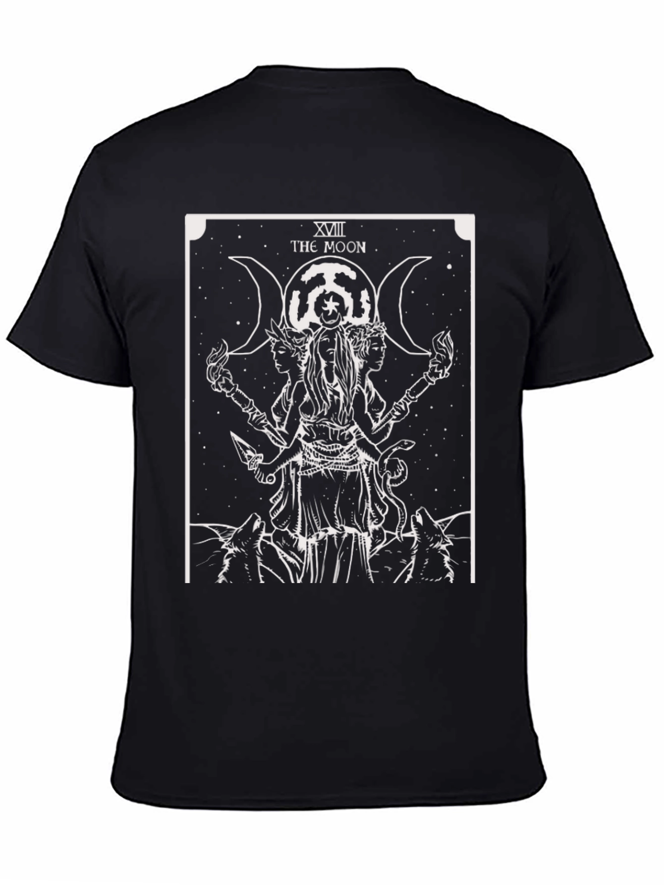 The Moon Tarot Card Graphic Tee