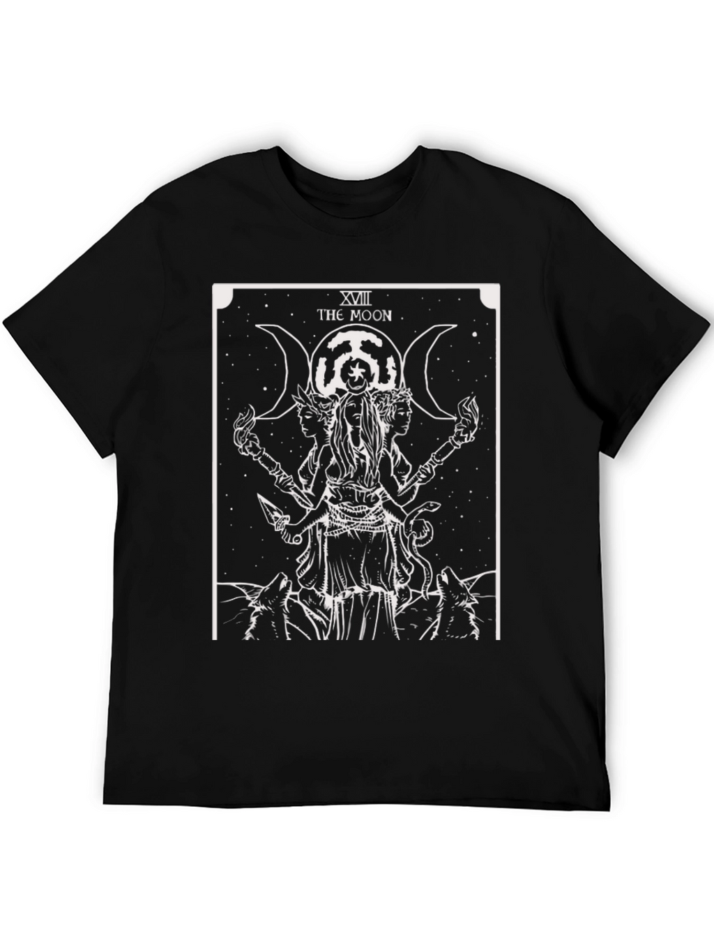 The Moon Tarot Card Graphic Tee