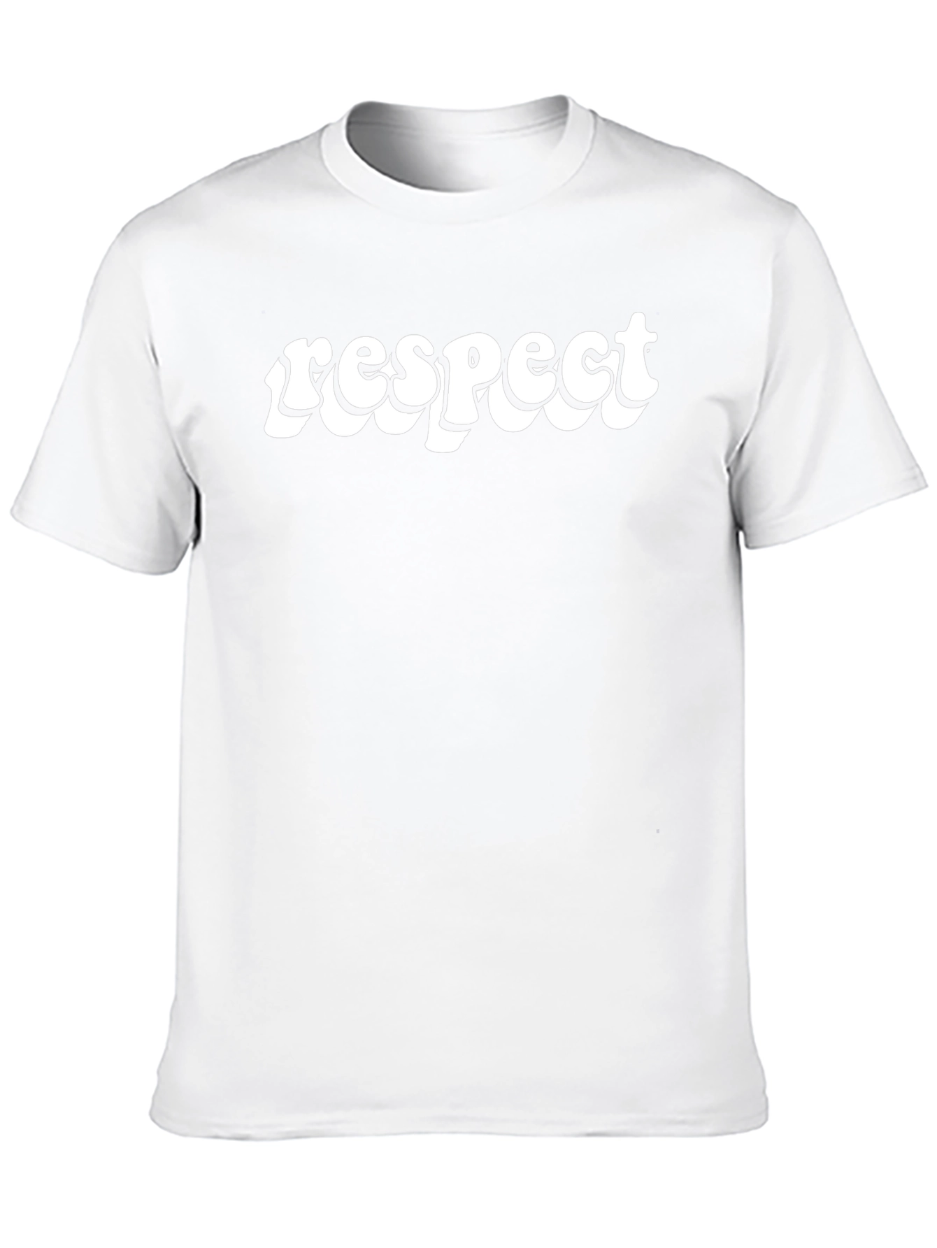 Respect T-Shirt - Retro Style Word Art