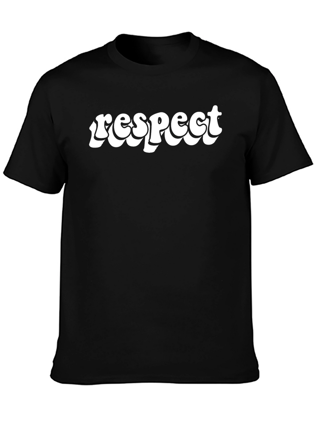 Respect T-Shirt - Retro Style Word Art